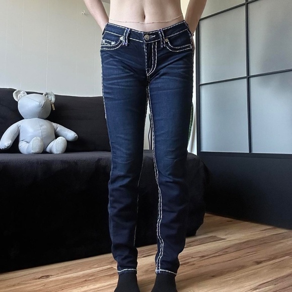 Authentic 2000s True Religion Skinny Jeans - Purple Label - Picture 4 of 8